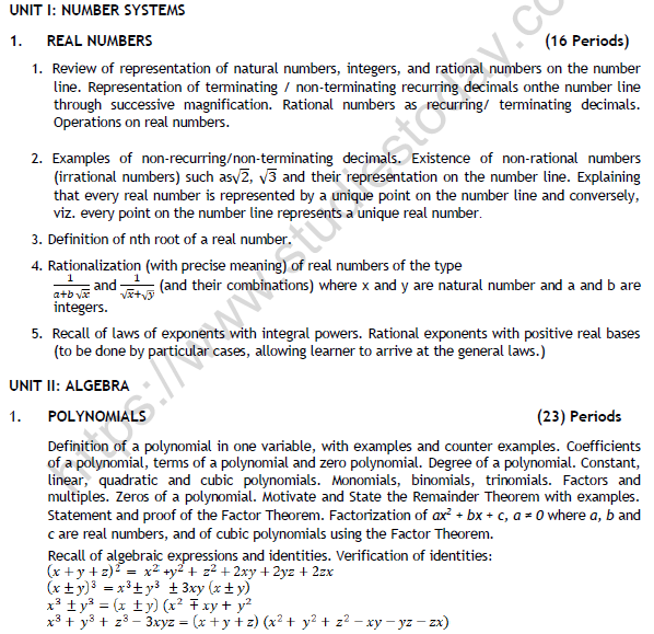 cbse-class-9-mathematics-syllabus-2021-2022-latest-syllabus-for